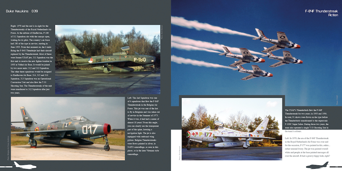 Aircraft books Duke Hawkins: Republic F-84F Thunderstreak (HMH-Publications)