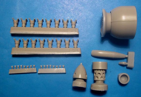 Additions (resin parts) 1/48 Su-2 M-88B (Late) Conversion Set (for Zvezda) (Vector) 