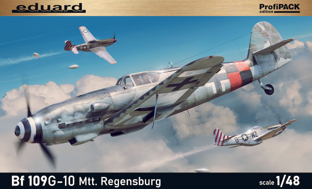 Model kit 1/48 Messerschmitt Bf-109G-10 Mtt Regensburg ProfiPack edition (Eduard kits)