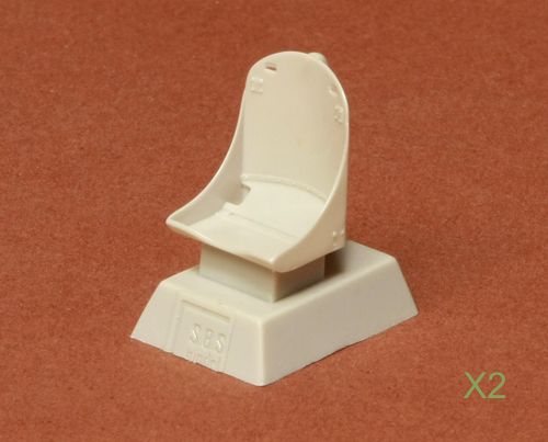 Additions (3D resin printing) 1/48 Grumman F6F-3 Hellcat/F6F-5 Hellcat seat without harness (designed to be used with Eduard kits, Hasegawa, Hobby Boss and Monogram kits)
