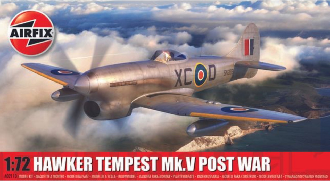 Model kit 1/72 Hawker Tempest Mk.V Post War (Airfix)