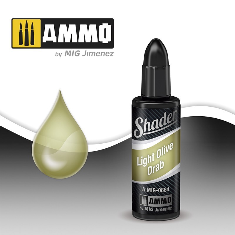 SHADER Light Olive Drab (10mL) (Ammo Mig)