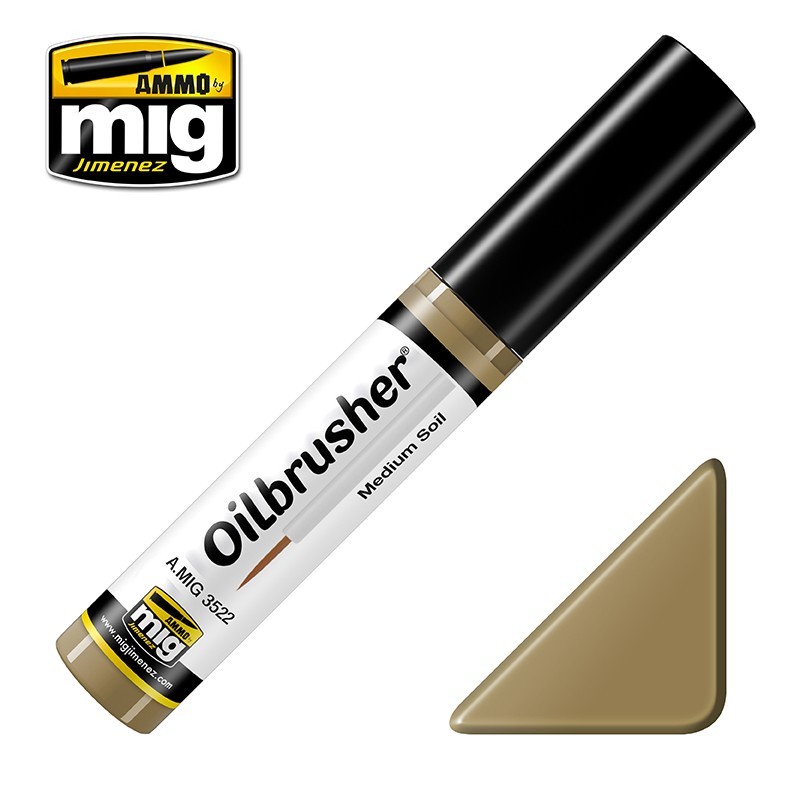 OILBRUSHER  Medium Soil  (10mL) (Ammo Mig)