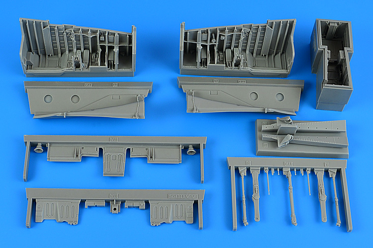 Additions (3D resin printing) 1/32 Panavia Tornado GR.4 wheel bay (designed to be used with Italeri kits) 