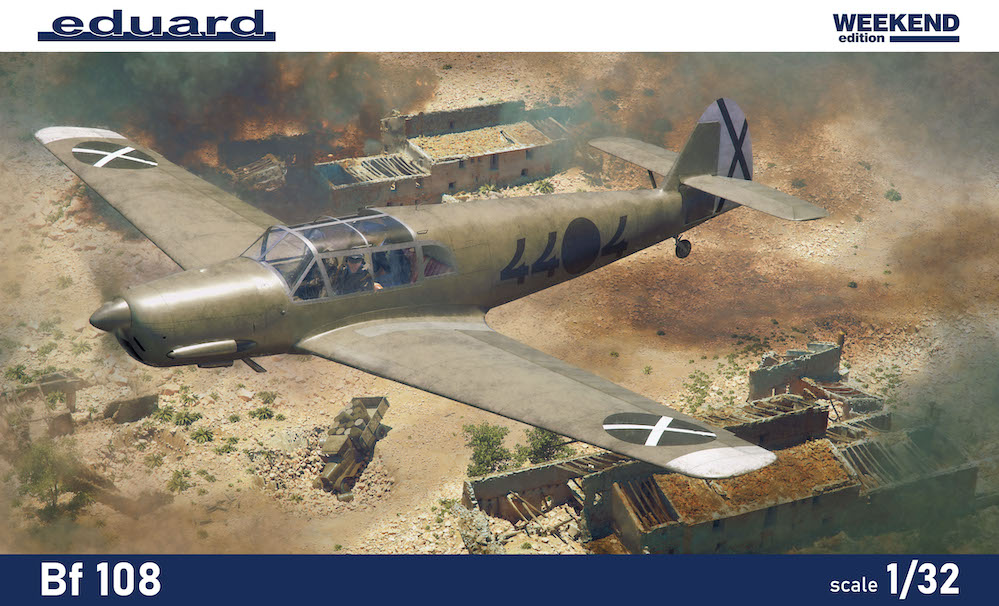 Model kit 1/32 Messerschmitt Bf-108 Weekend edition (Eduard kits)