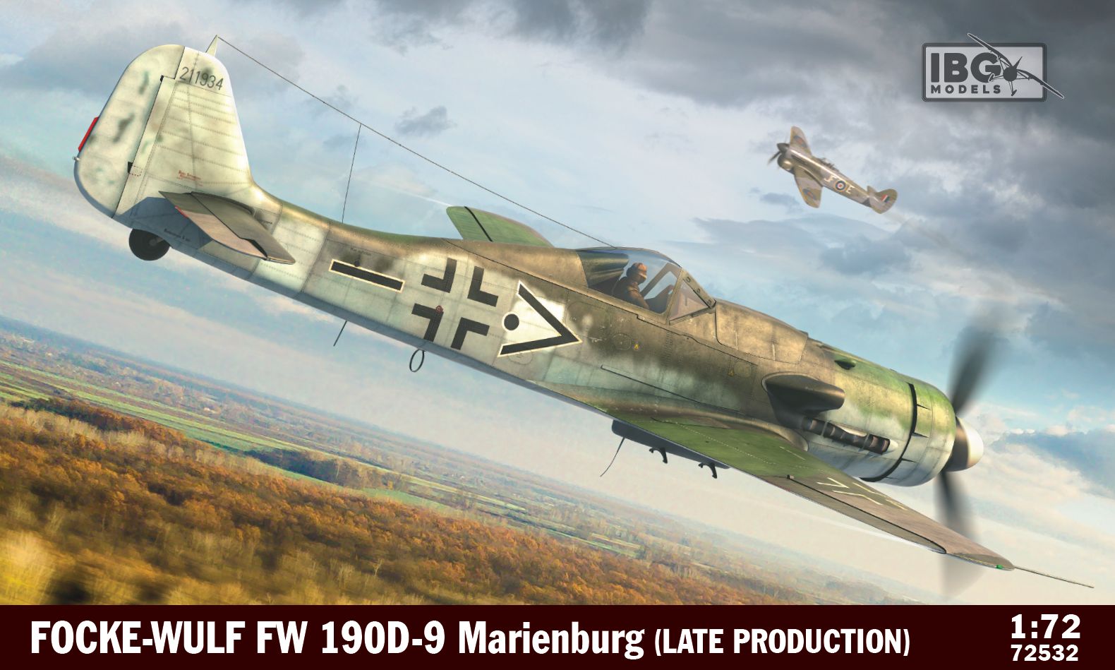 Model kit 1/72 Focke-Wulf Fw-190D-9 Marienburg (Late Production) (IBG Models)