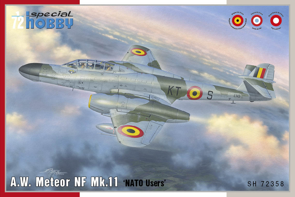 Model kit 1/72 A.W. Meteor NF Mk.11 'NATO Users' (Special Hobby)