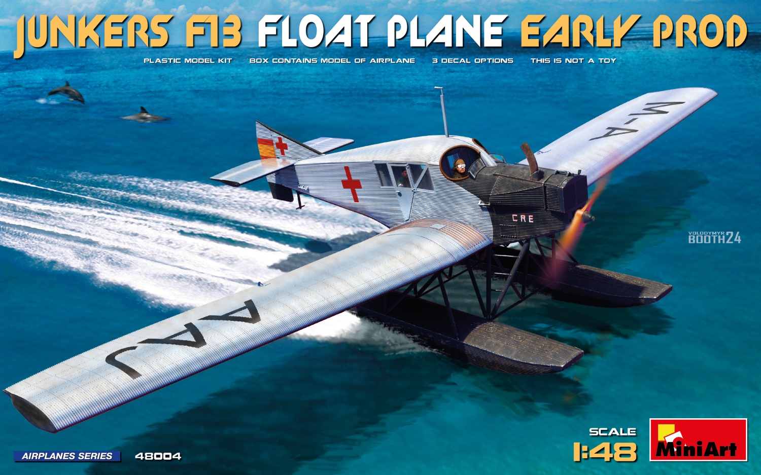 Model kit 1/48 Junkers F13 Float Plane Early (3x camo) (MiniArt)