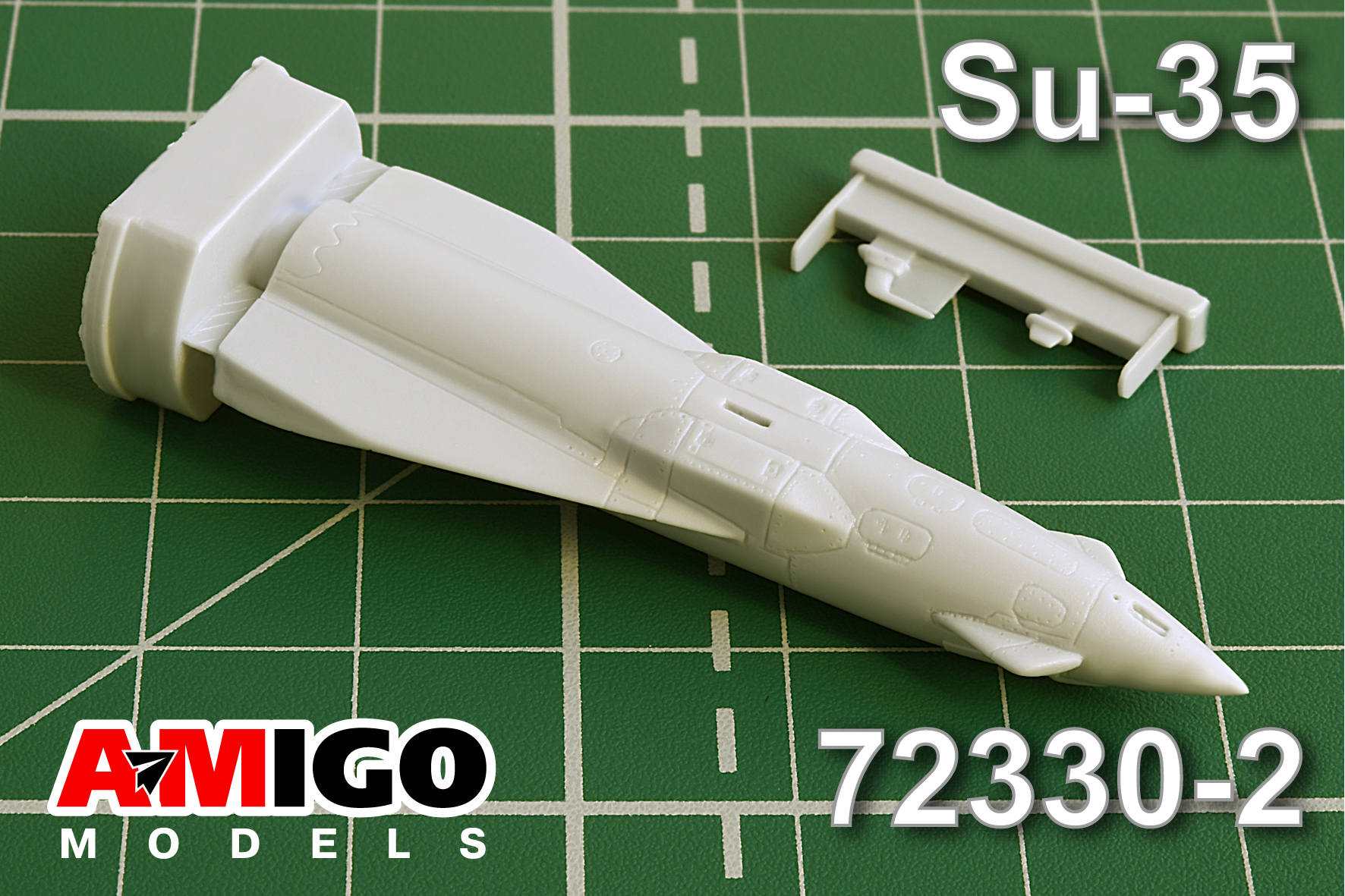 Additions (3D resin printing) 1/72 Tail beam of the Su-35S aircraft (Amigo Models) 