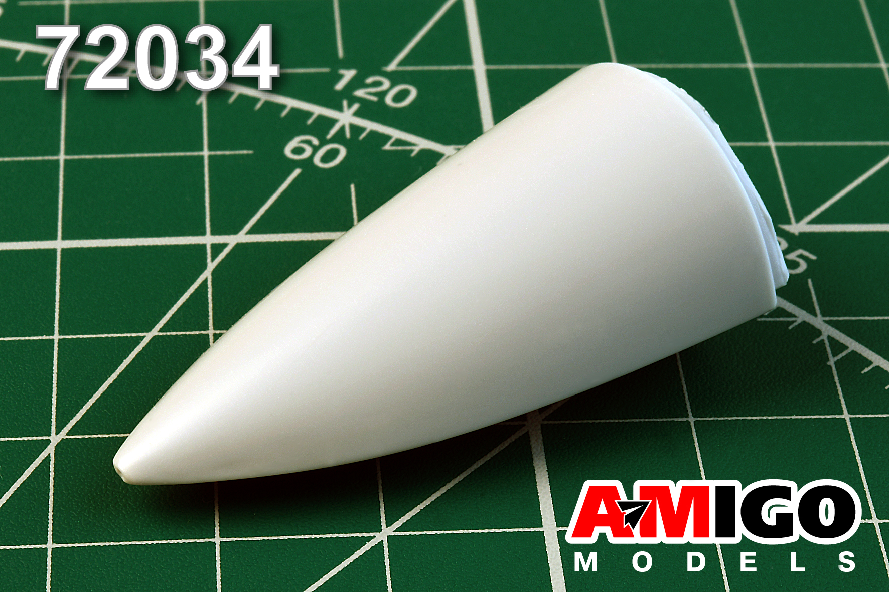 Additions (3D resin printing) 1/72 Su-34 radio-transparent fairing (Amigo Models)