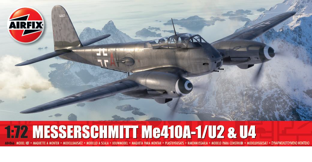 Model kit 1/72 Messerschmitt Me-410A-1/U-2 & U4 (Airfix)