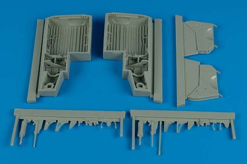 Additions (3D resin printing) 1/32 Republic P-47D Thunderbolt wheel bay (designed to be used with Hasegawa kits)