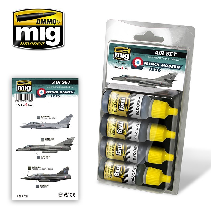 French Modern Jets (Ammo Mig) (4x17ml) 