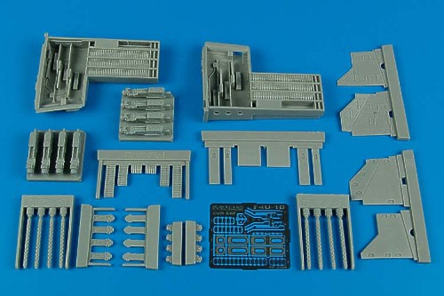 Additions (3D resin printing) 1/32  Vought F4U-1D Corsair gun bay (designed to be used with Trumpeter kits)