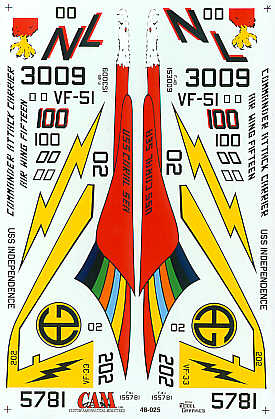 Decal 1/48 McDonnell F-4J Phantom (2) (CAM)
