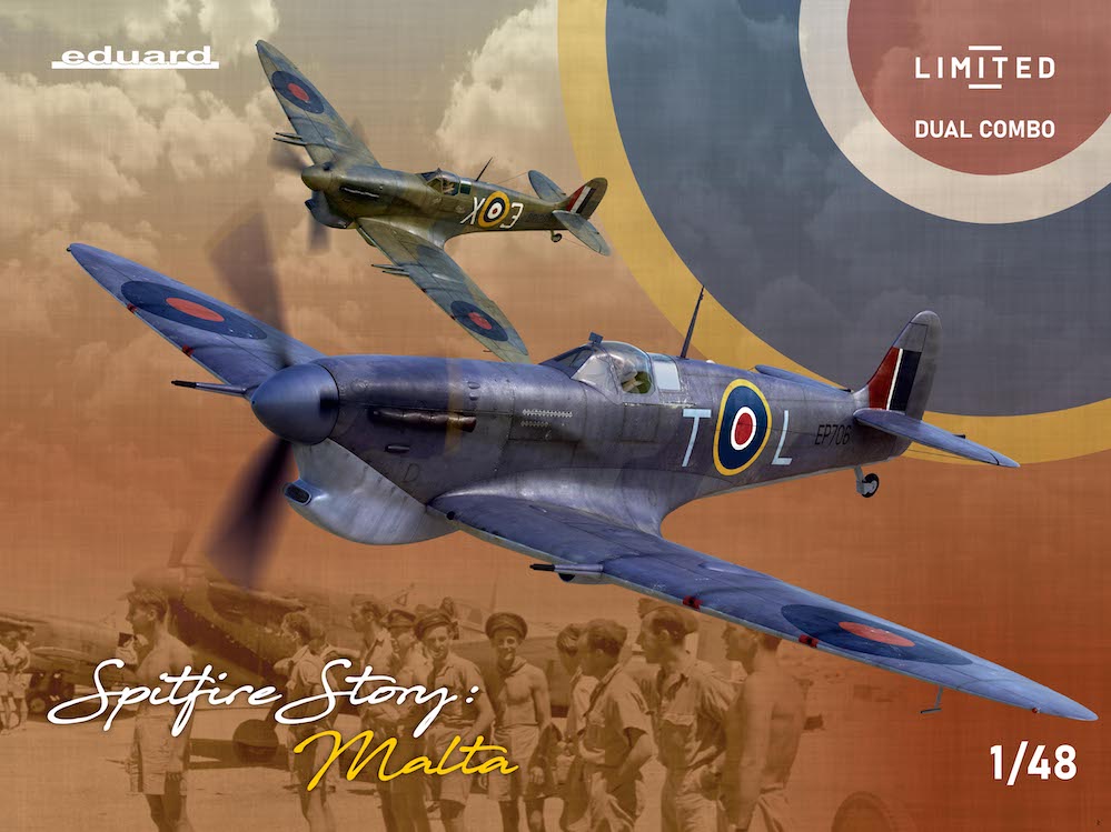 Model kit 1/48 Supermarine Spitfire STORY: MALTA DUAL COMBO (Eduard kits)