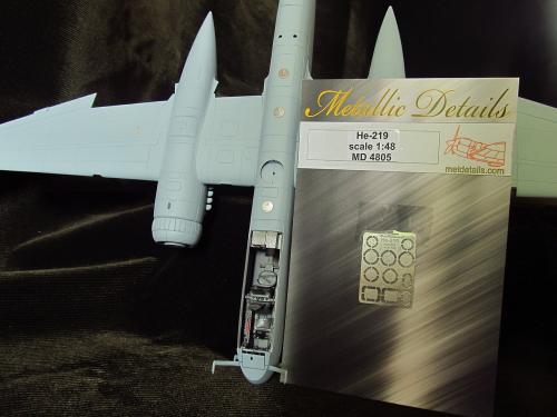 Photo Etching Kit 1/48 Heinkel He-219A-7 'UHU' (Metallic Details)