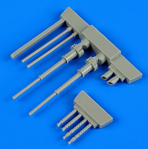 Additions (3D resin printing) 1/32 Focke-Wulf Fw-190A-2/Fw-190A-6 gun barrels (designed to be used with Hasegawa kits)