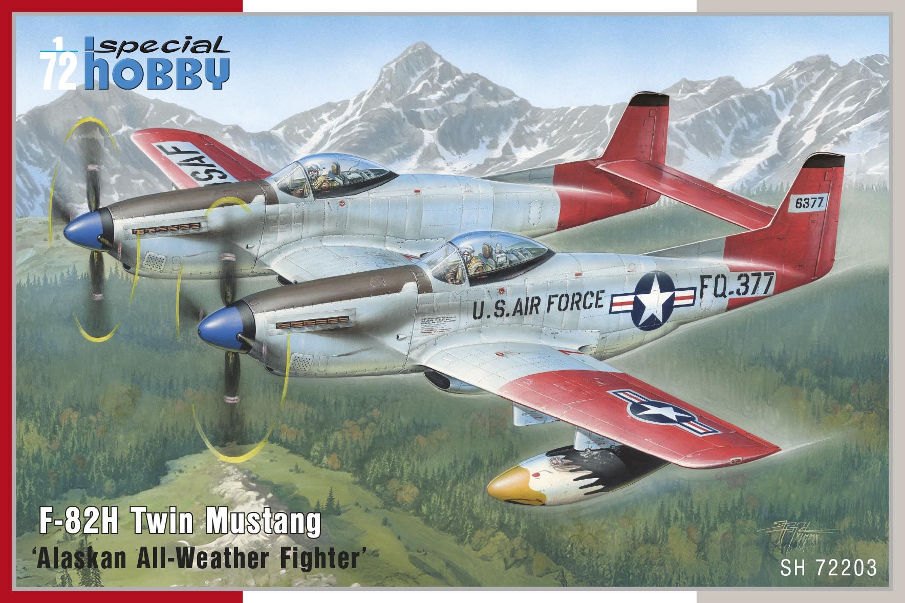Model kit 1/72 F-82H Twin Mustang 'Alaskan Fighter' (Special Hobby)