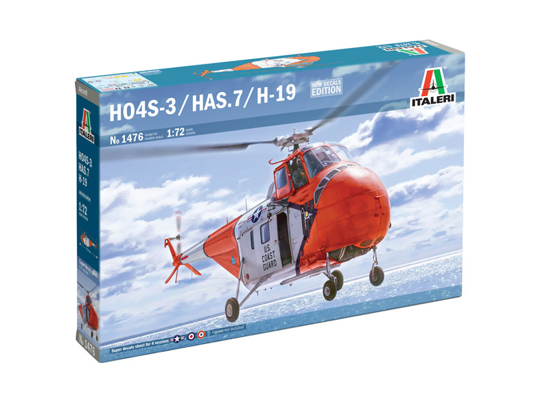 Model kit 1/72 Sikorsky HO4S-3 / HAS.7 / H-19 (Italeri)
