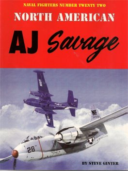 Aircraft books North-American AJ-2 Savage (newest version with red cover) (Naval Fighters)  
