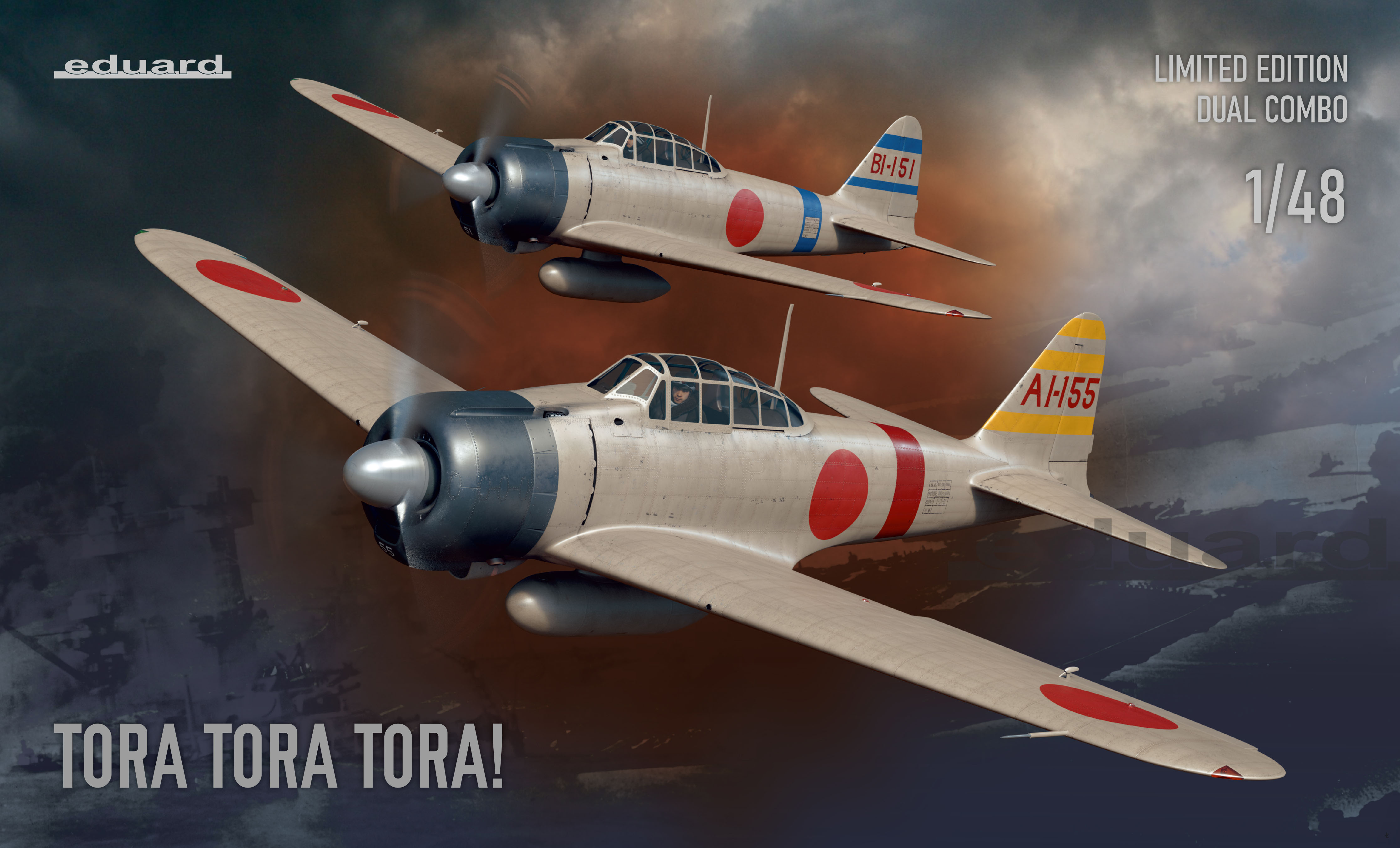 Model kit 1/48 TORA TORA TORA! Limited edition kit of the Japanese WWII naval fighter (Eduard kits)