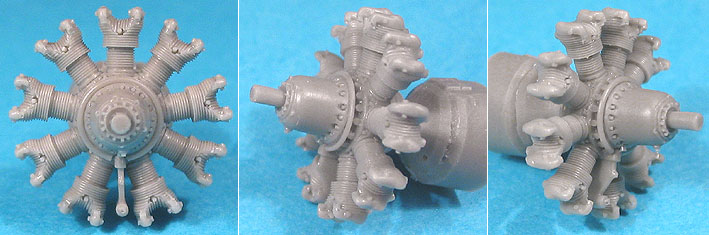 Additions (3D resin printing) 1/72 Bramo-323 "Fafnir" Engine (Vector)