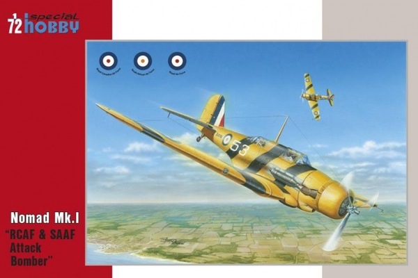 Model kit 1/72 Nomad Mk.I 'RCAF & SAAF Attack Bomber' (Special Hobby)