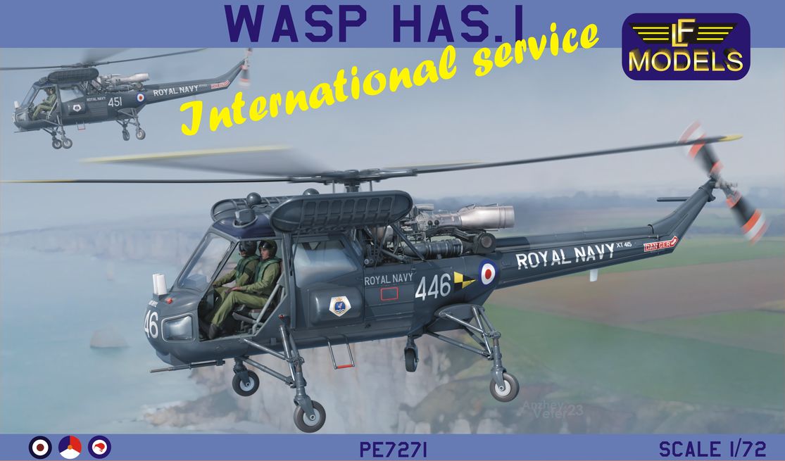 Model kit 1/72 Westland Wasp HAS.1 International service (LF Models)