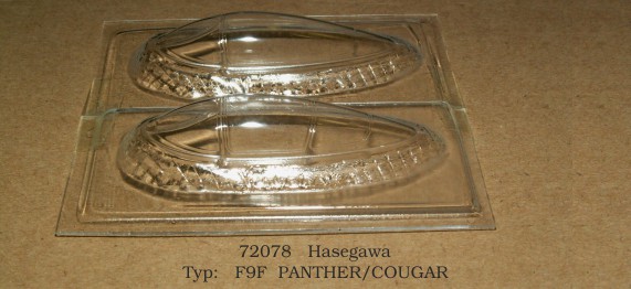 Vacu Canopy 1/72 F9F Panther/Cougar (HAS) (Rob Taurus)