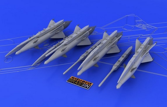 Additions (3D resin printing) 1/48 RS-2US/AA-1 Alkali (Eduard sold out December 2023 part 1) 