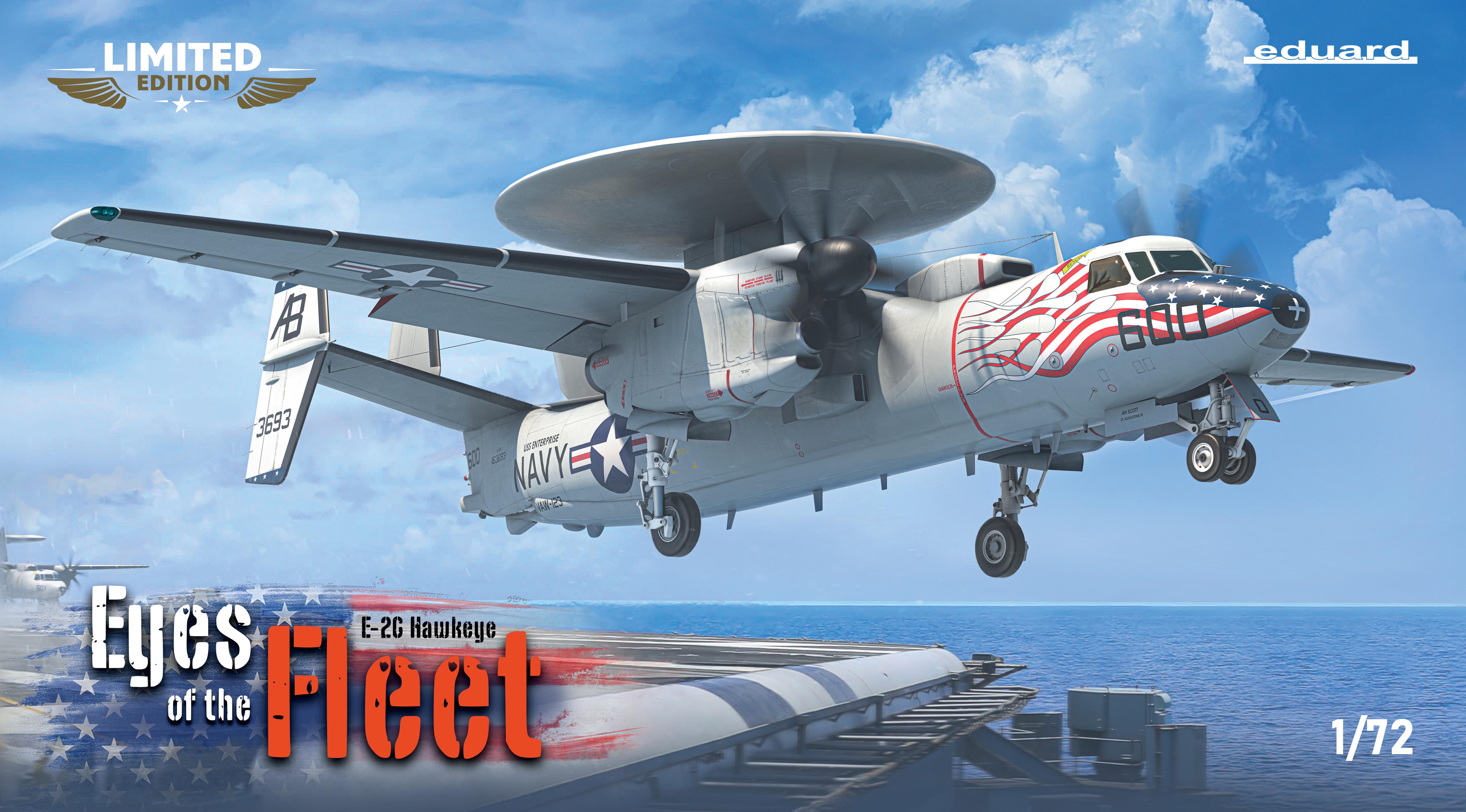 Model kit 1/72 E-2C Hawkeye (Eyes of the Fleet/The Limited edition kit) (Eduard kits)