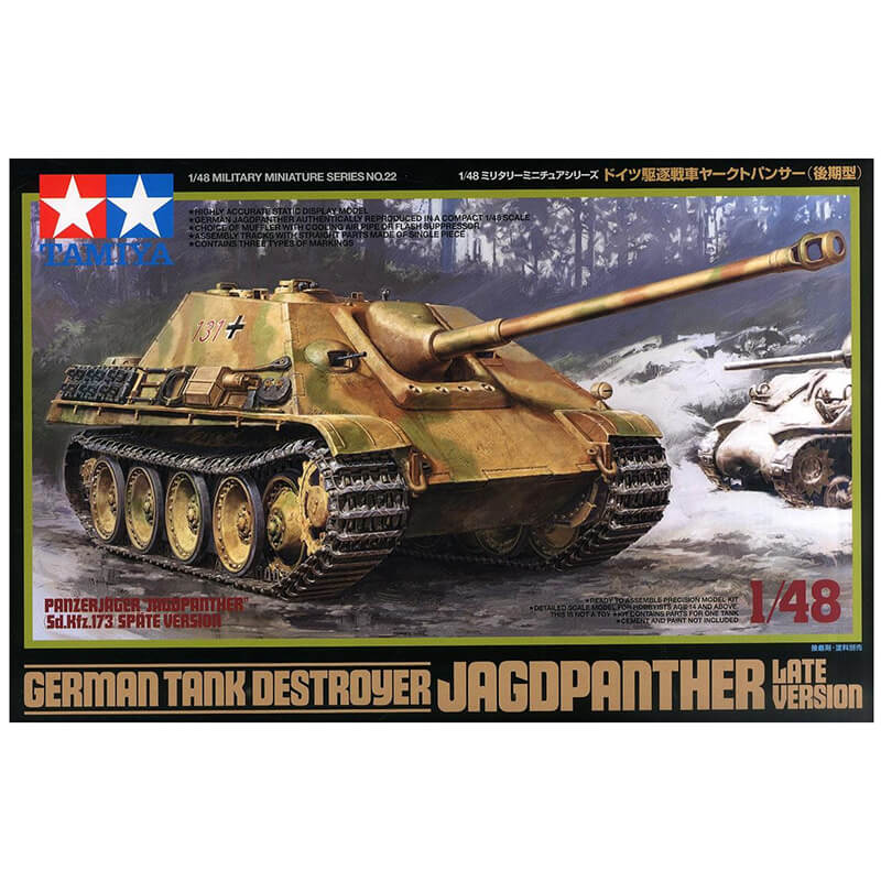 Model kit 1/48 German Tank Destroyer Jagdpanther Late Version (Tamiya)