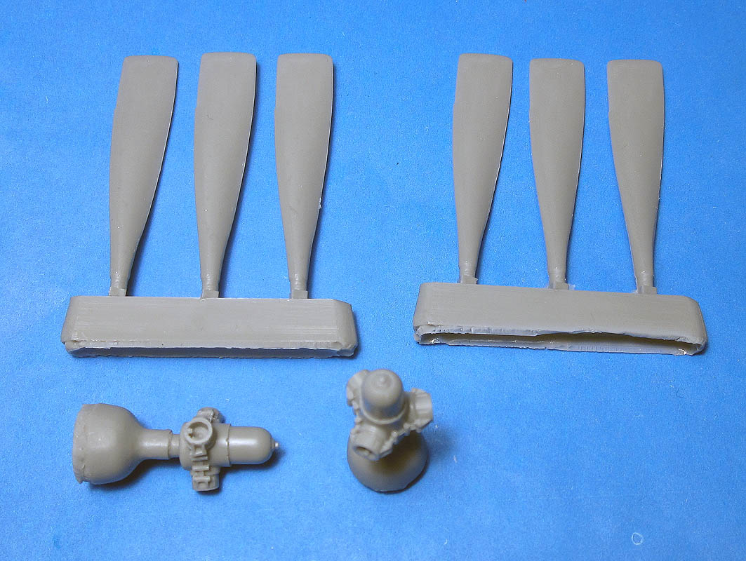 Additions (resin parts) 1/48 B-26K Counter Invader Propellers for ICM (Vector) 