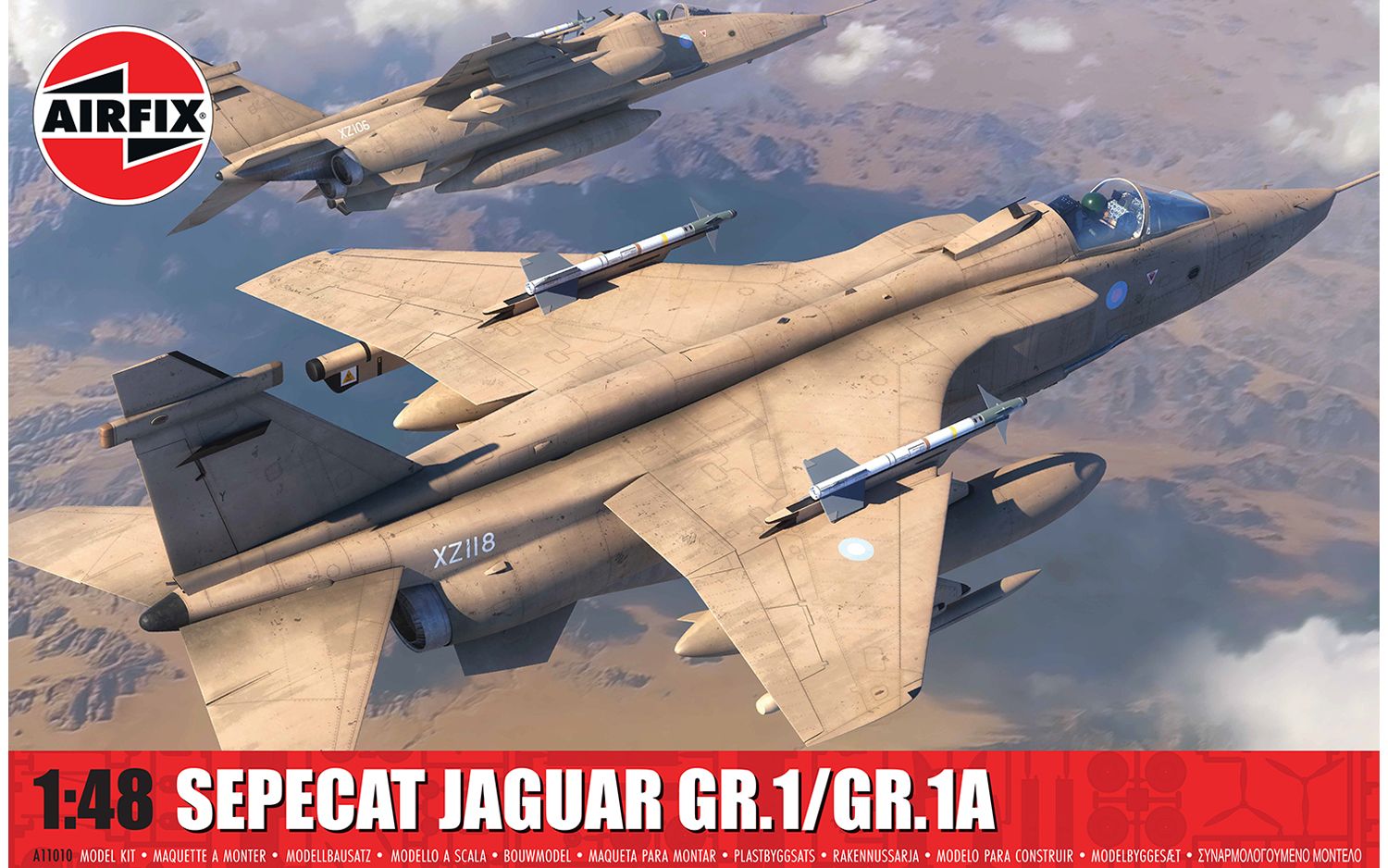 Model kit 1/48 BAC/SEPECAT Jaguar GR.1/GR.1A (Airfix)