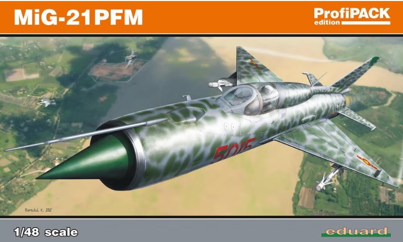 Model kit 1/48 Mikoyan MiG-21PFM ProfiPACK (Eduard kits)