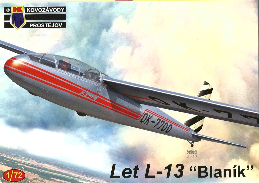 Model kit 1/72 LET L-13 Blaník (Kovozavody Prostejov) (damage box)