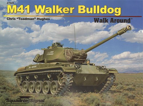 Aircraft books M41 Walker Bulldog Walk Around (Soft Cover) (Squadron Signal)