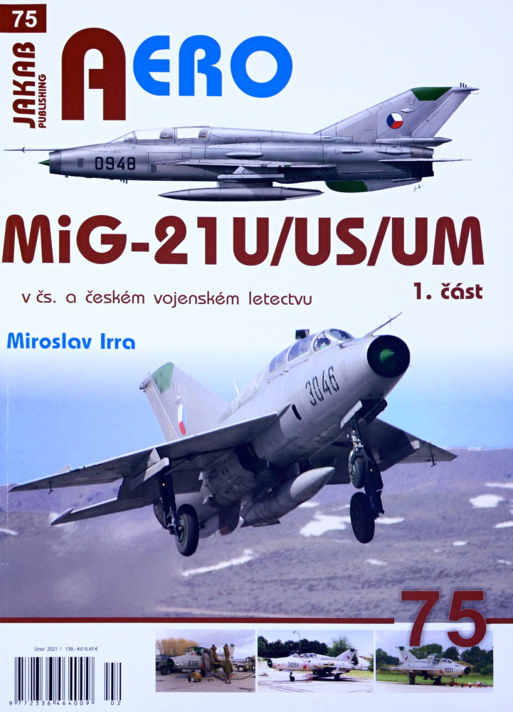 Aircraft books AERO - MiG-21U/US/UM (Czech text) Vol.1 (JAKAB)