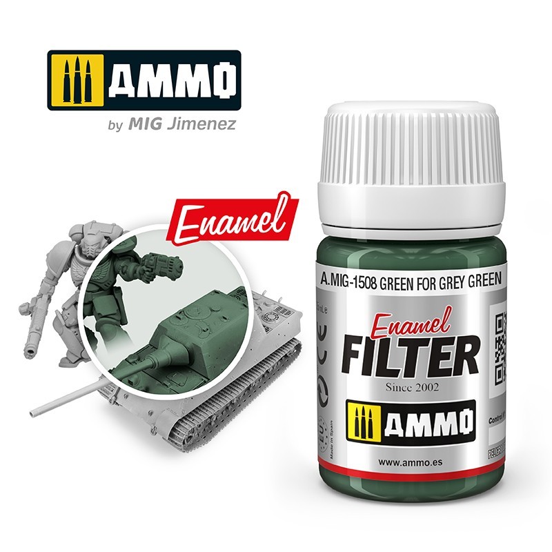 FILTER Green for Grey Green (35mL) (Ammo Mig)