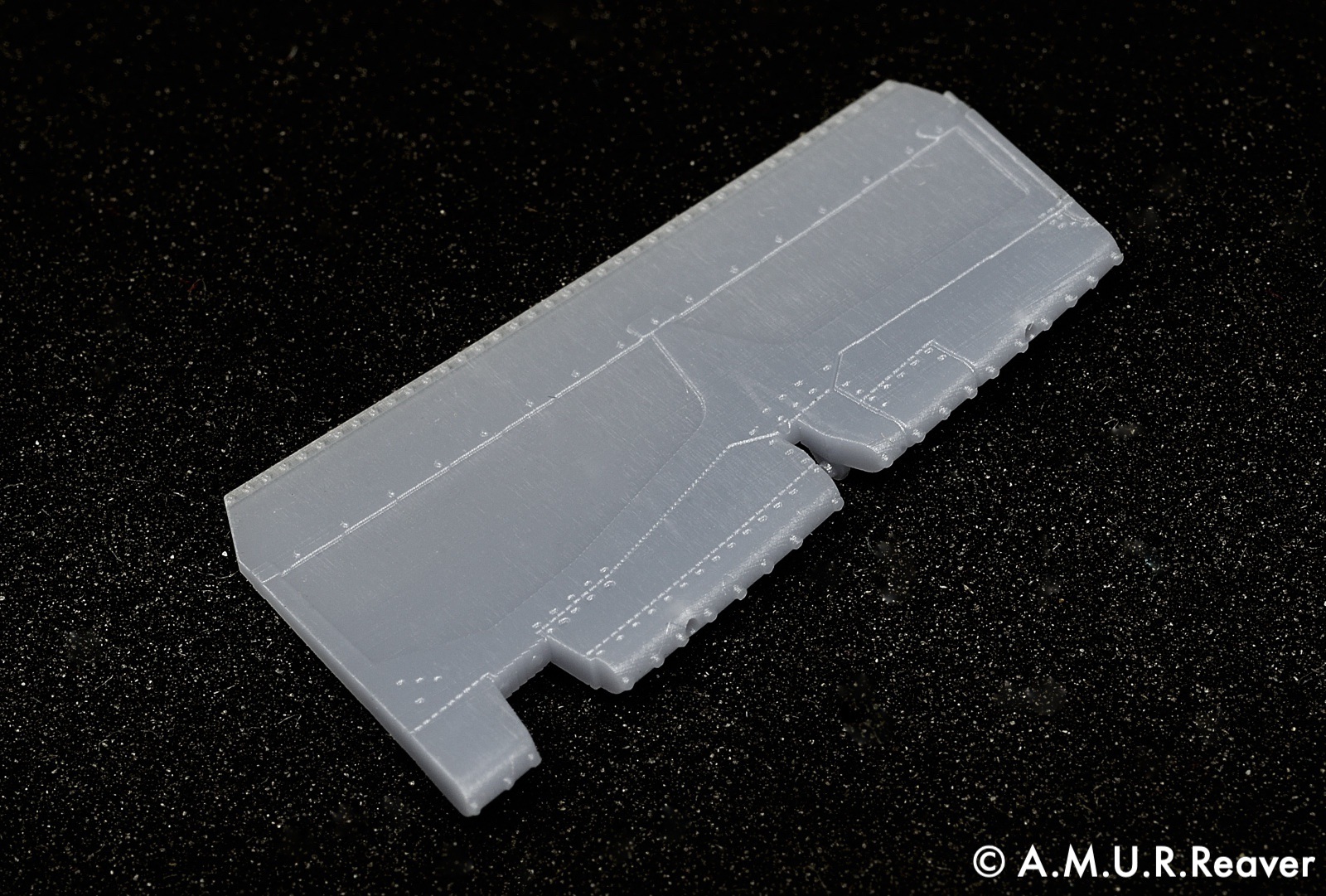 Additions (3D resin printing) 1/48 Late-type rudders for the MiG-29 9-12 (A.M.U.R.Reaver)