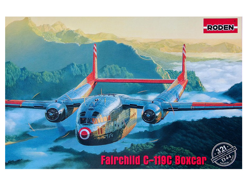 Model kit 1/144 Fairchild C-119G Boxcar (Roden)