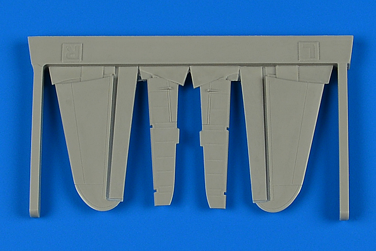 Additions (3D resin printing) 1/72 Kawasaki Ki-61-Id control surfaces (designed to be used with Tamiya kits)