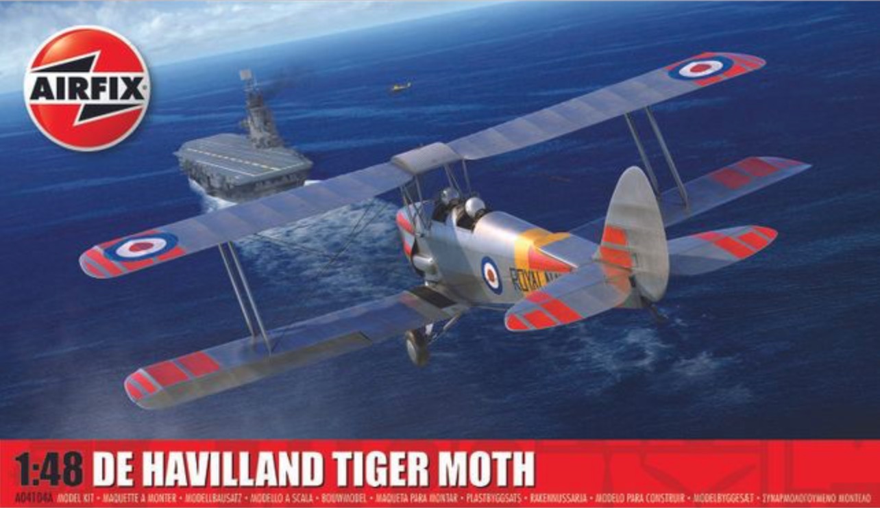 Model kit 1/48 de Havilland DH.82a Tiger Moth (Airfix)