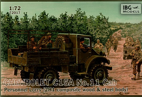 Model kit 1/72 Chevrolet C15A No.11 Cab Personnel Lorry (IBG Models)