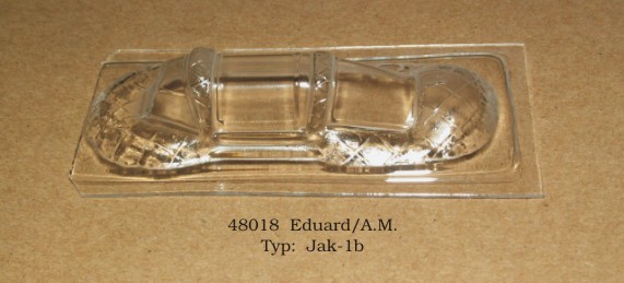 Vacu Canopy 1/48 Yak-1 B (EDU/A.M.) (Rob Taurus)