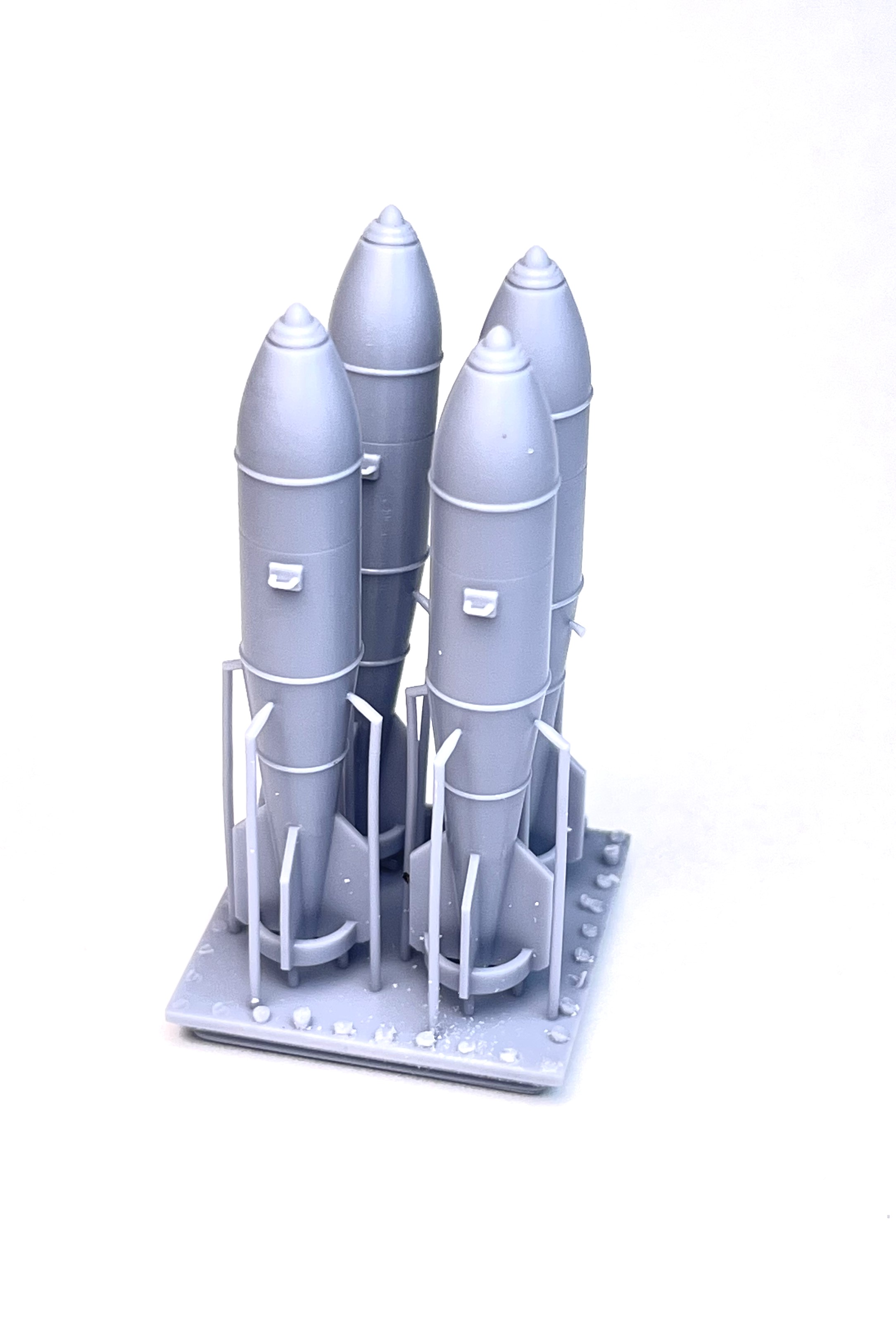 Additions (3D resin printing) 1/48 FAB-250M62 bombs (4pcs) (Mazhor Models)