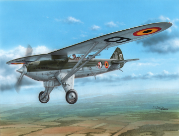 Model kit 1/72 Renard R-31 Belgian observation plane used in WWII (Frrom-Azur)