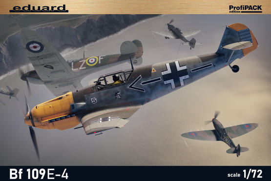 Model kit 1/72 Messerschmitt Bf-109E-4 ProfiPACK edition (Eduard kits)