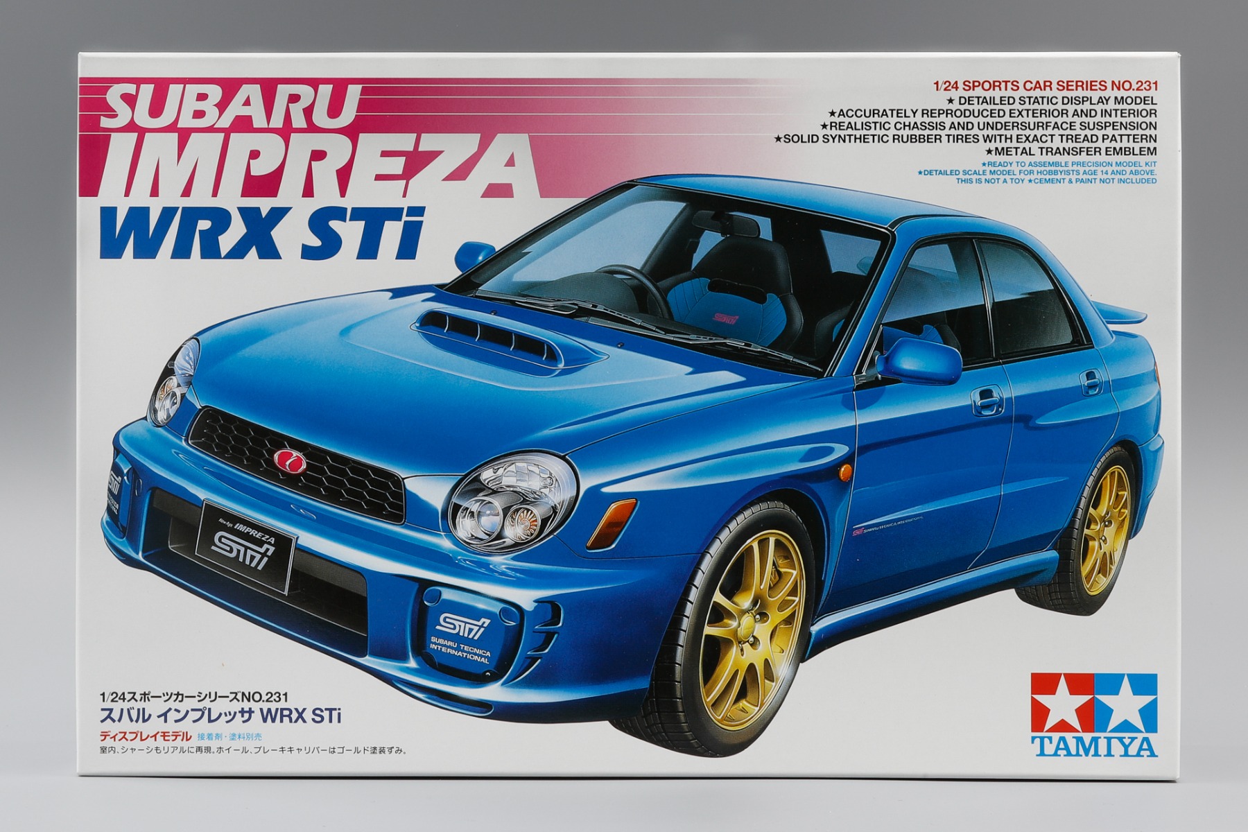 Model kit 1/24 Subaru Impreza WRX Sti (Tamiya)